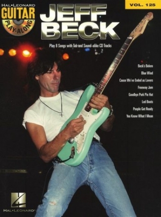 Jeff Beck (+CD): for guitar/tab guitar playalong vol.125