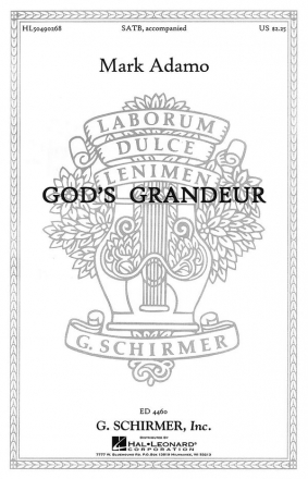 Mark Adamo, God's Grandeur SATB Chorpartitur