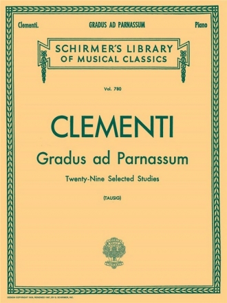 Muzio Clementi, Gradus Ad Parnassum Klavier Buch