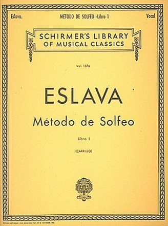 D. Hilarion Eslava, Mtodo de Solfeo - Book I Vocal Buch