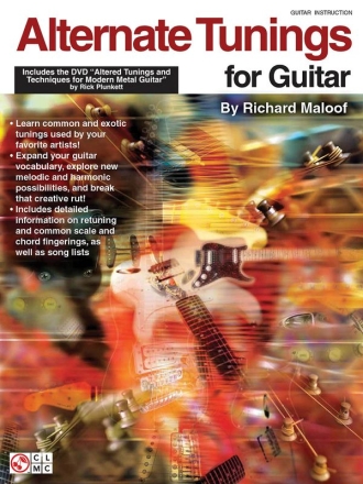 Alternate Tunings for Guitar Gitarre Buch + DVD