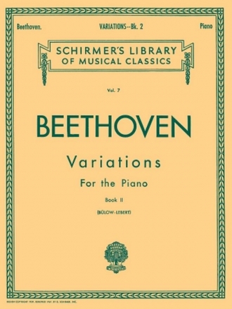 Ludwig van Beethoven, Variations Book 2 Klavier Buch