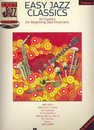 Easy Jazz Classics (+CD): for C, B, Eb and bass clef instruments easy jazz playalong vol.3