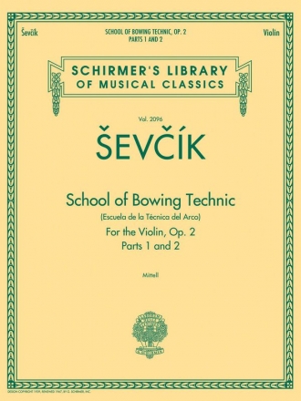 School Of Bowing Technic op.2 Part 1 and 2 for violin