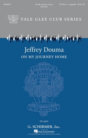 On My Journey Home SATB a Cappella Chorpartitur