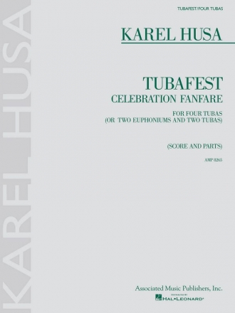 Karel Husa, Karel Husa - Tubafest Tubaquartett Partitur + Stimmen