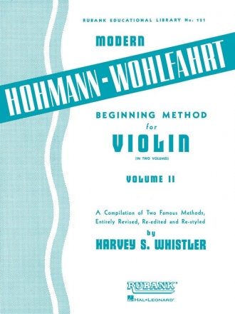 Modern Hohmann-Wohlfahrt Beginning Method Violin Violin Buch