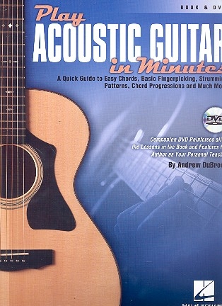 Play Acoustic Guitar in Minutes (+DVD): for guitar/tab