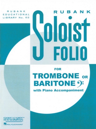 Soloist Folio - Trombone/Baritone BC Trombone / Baritone Buch