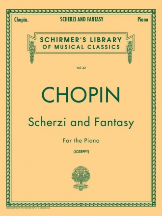 Frdric Chopin, Scherzi/Fantasy In F Minor Klavier Buch