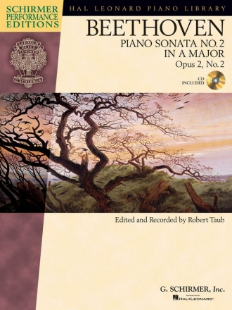 Ludwig van Beethoven, Piano Sonata No.2 In A Op.2 No.2 Klavier Buch + CD