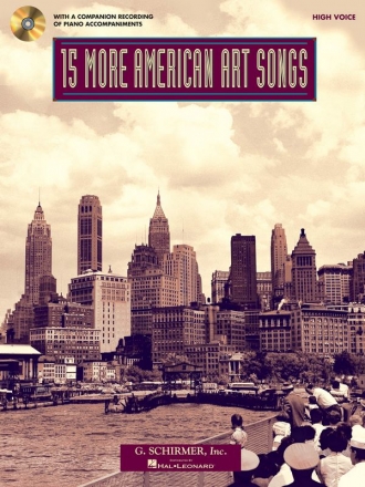 15 More American Art Songs: High Voice High Voice Buch + CD