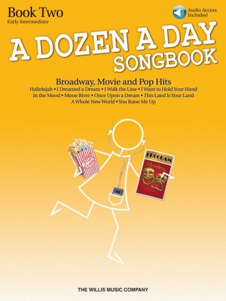 A Dozen A Day Songbook 2 ( Online-Audio) for piano (early intermediate)