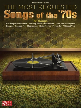 The Most Requested Songs of the 70's songbook piano/vocal/guitar