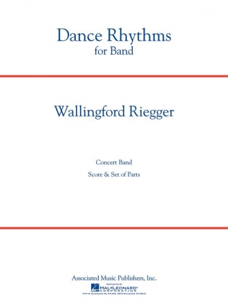 Wallingford Riegger, Dance Rhythms for Band, Op. 58 Orchestra Partitur + Stimmen