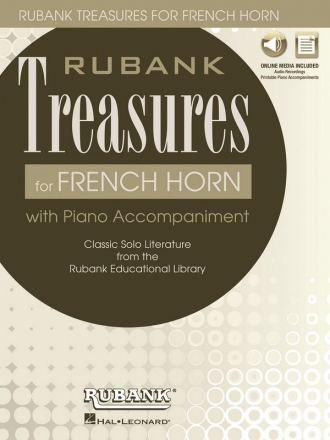 HL00121442 Rubank Treasures (+Online Audio) for french horn