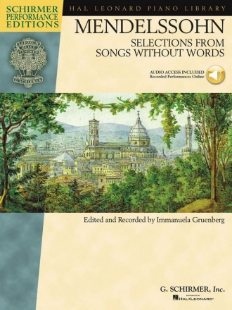 Felix Mendelssohn Bartholdy, Selections From Songs Without Words Klavier Buch + Online-Audio