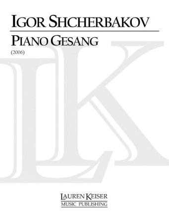 Igor Shcherbakov Piano Gesang Klavier Buch