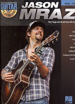 Jason Mraz (+CD): guitar playalong vol.178 songbook vocal/guitar/tab