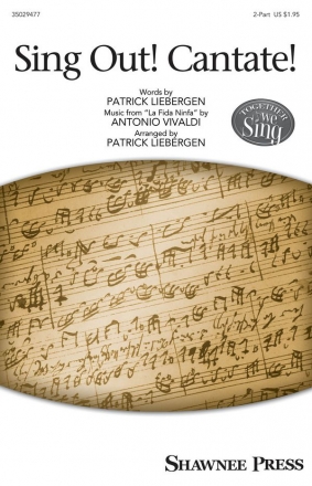 Antonio Vivaldi, Sing Out! Cantate! 2-Part Choir Chorpartitur