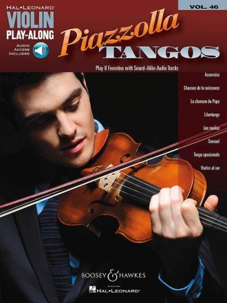 Piazzolla Tangos (+Online Audio) for violin violin playalong vol.46