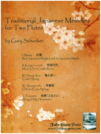 Traditional Japanese Melodies for 2 flutes score