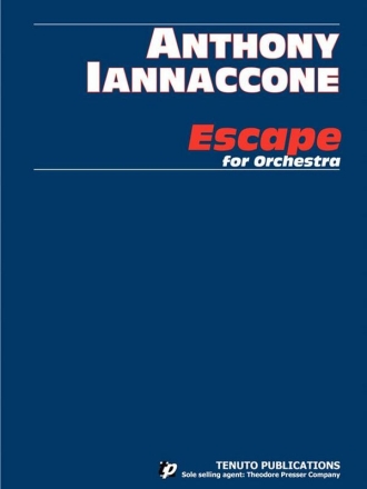 Anthony Iannaccone Escape  Studienpartitur