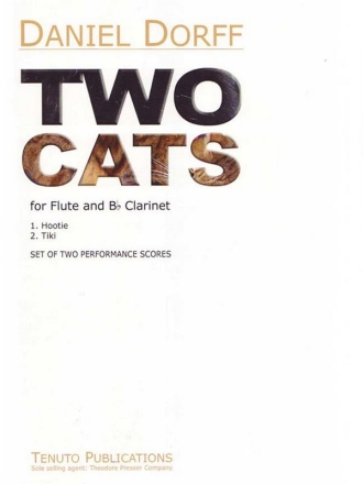 Daniel Dorff Two Cats Flte und Klarinette Auffhrungsmaterial