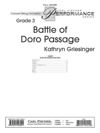 Kathryn Griesinger Battle of Doro Passage Streichorchester Partitur