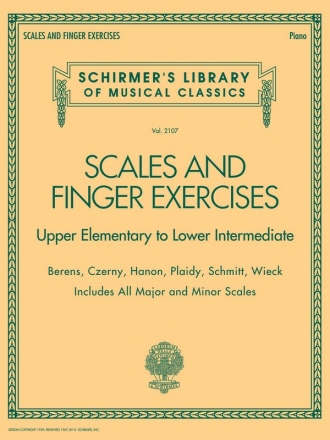 Scales and Finger Exercises Klavier Buch