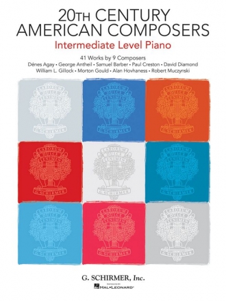 20th Century American Composers - Intermed. Level Klavier Buch