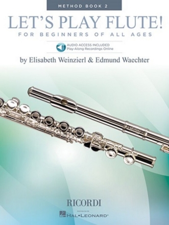 Elisabeth Weinzierl-Wchter_Edmund Wchter, Let's Play Flute, Band 2 Flute Buch + CD