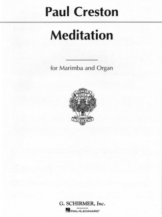 Paul Creston, Meditation Op. 90 Marimba and Piano Buch