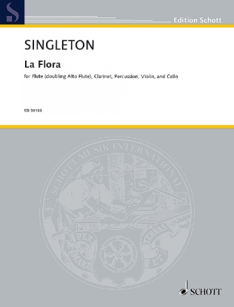 A. Singleton, La Flora for chamber ensemble Partitur und Stimmen