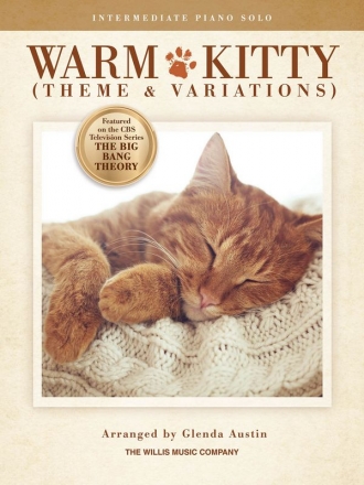 Glenda Austin Warm Kitty (Theme & Variations) Klavier Blatt