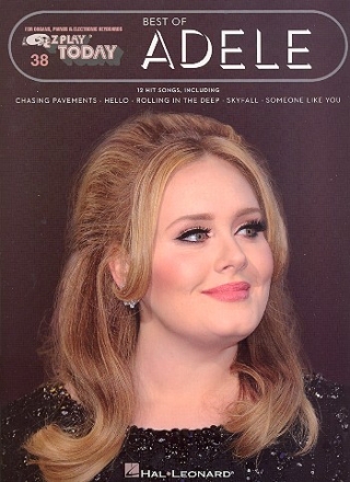 Best of Adele: for keyboard (organ/piano) EZ play today vol.38