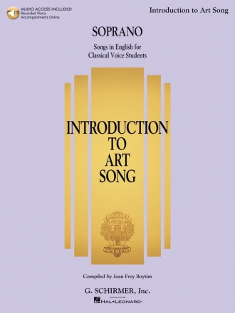 HL50600557 Introduction to Art Song (+Audio Access) for soprano and piano