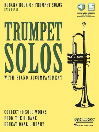 Rubank Book of Trumpet Solos - Easy Level (+Online-Audio) for trumpet and piano