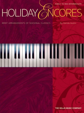 Glenda Austin Holiday Encores Klavier Buch