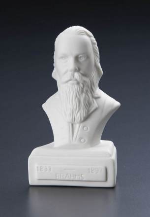 Composer Statuette - Brahms 5''  Dekoration