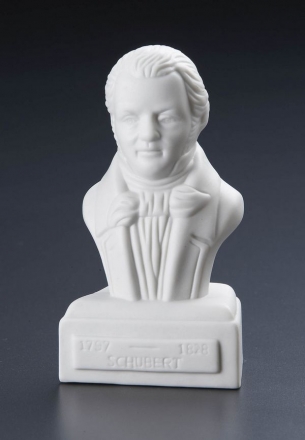 Composer Statuette - Schubert 5''  Dekoration