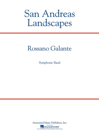 Rossano Galante, San Andreas Landscapes G. Schirmer Band/Orchestra Partitur + Stimmen