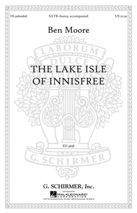 Ben Moore, The Lake Isle of Innisfree SATB Chorpartitur