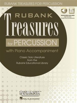 HL00196893 Rubank Treasures (+Online Audio) for percussion