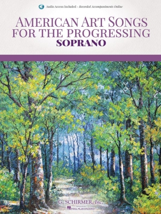 American Art Songs of the progressing Singer (+Audio Online Access) for soprano and piano