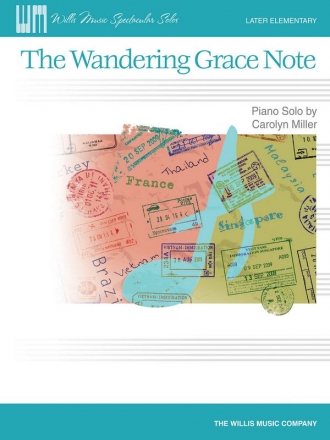 Carolyn Miller The Wandering Grace Note Klavier Buch