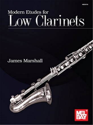 James Marshall, Modern Etudes for Low Clarinets Klarinette Buch