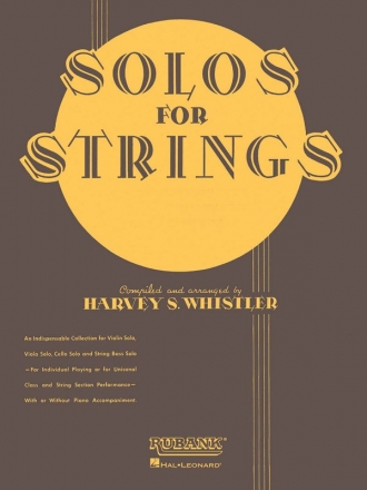 Solos For Strings - Violin Solo (First Position) Piano Accompaniment Buch