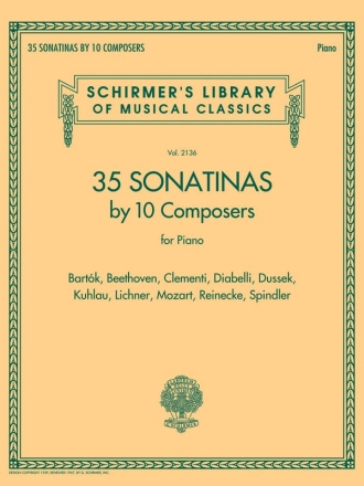 35 Sonatinas by 10 Composers for piano