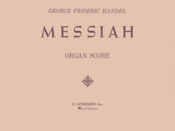 Messiah orchestral reduction for organ organ score